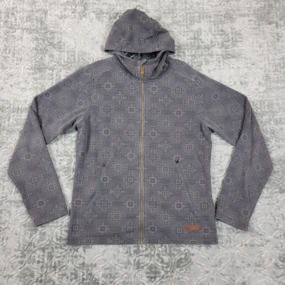 Sherpa Adventure Gear Hoodie Women’s Medium Gray Light Sweatshirt Jacket